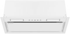 Вытяжка кухонная MEFERI INBOX60WH COMFORT PLUS, 60 см, встраиваемая, белая, производительность 1200 м3/ч, 3 скорости, низкий уровень шума, режимы отвод и рециркуляция, гарантия 3 года