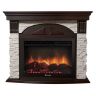 Каминокомплект Firelight Torre 25U с очагом Electrolux EFP/P-2520LS сланец белый/шпон темный дуб