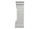 Каминокомплект Firelight Bricks 25 с очагом Electrolux EFP/P-2520LS камень белый/белая эмаль
