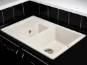 Кухонная мойка MODENA 1,5B1D WHITE ALABASTER
