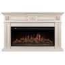 Каминокомплект Royal Thermo Aurora RTFP/P-AR40LS + портал Firelight Siena 42/40/36 слоновая кость с патиной