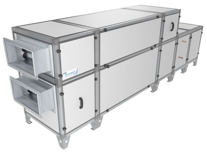 Приточно-вытяжная вентиляционная установка Breezart 3700C Lux RP F PB 15-380