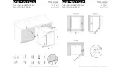 Винный шкаф Dunavox DAU-46.146DW