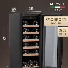 Винный шкаф Meyvel MV18-KBT1