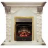 Каминокомплект RealFlame Dublin LUX STD/EUG WT с очагом Majestic s Lux Black/Brass