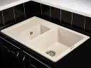 Кухонная мойка MODENA 1,5B1D ECRU