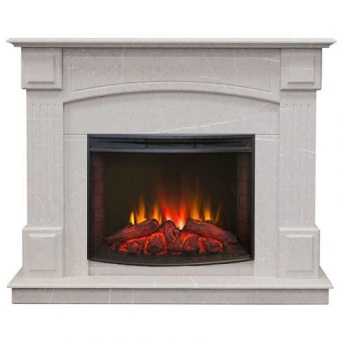 Каминокомплект RealFlame Carolina 25.5/24 WT F714 c очагом Evrika LED