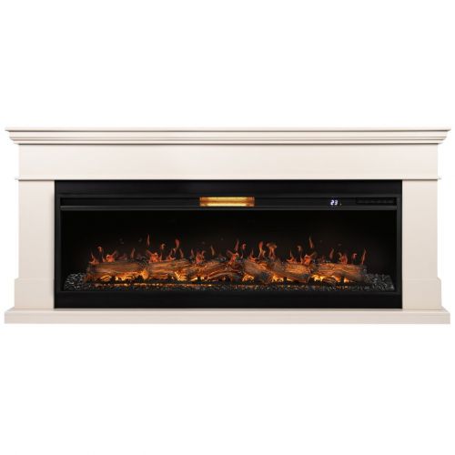 Каминокомплект Royal Thermo Aurora RTFP/P-AR60LS + портал Firelight California 60 IV молочный