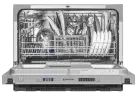 Компактная посудомоечная машина узкая встраиваемая MEFERI MDW4563 COMPACT POWER, 45 см, 6 комплектов посуды, защита от протечек, дозагрузка посуды, отсрочка, таймер