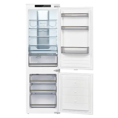 Встраиваемый холодильник NO FROST с инвертором MAUNFELD MBF17754NFWHGR LUX Inverter