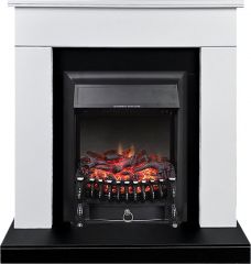 Каминокомплект Royal Flame Bergen c очагом Fobos FX Black черно-белый