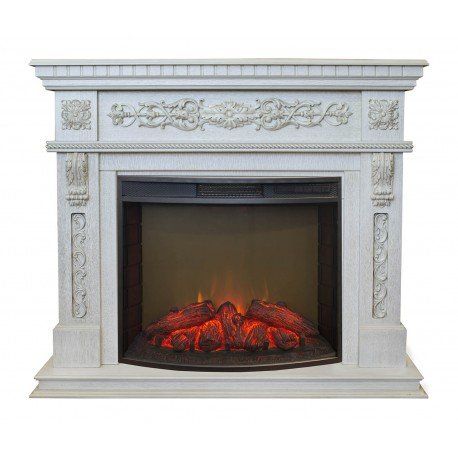 Каминокомплект RealFlame Estella 25,5/26 WT с очагом Evrika 25,5 LED