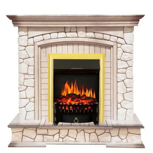 Каминокомплект Royal Flame Preston с очагом Fobos FX Brass