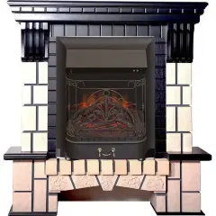 Каминокомплект Interflame Экстер М венге с очагом Majestic FX M Black