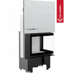 Топка Kratki PRO VNP/610/430 угловое стекло справа, гильотина
