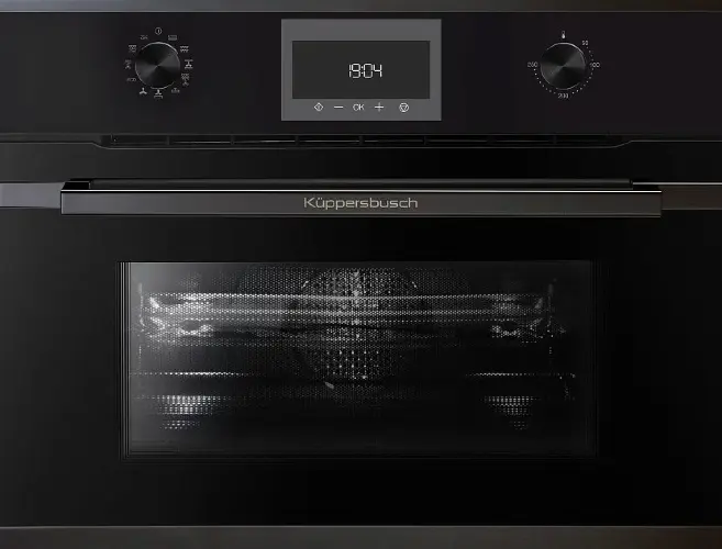 Компактный духовой шкаф Kuppersbusch CBM 6330.0 S6 Black Steel
