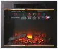 Каминокомплект Interflame Памир сланец темный дуб с очагом Sirius 30 LED FX Brass