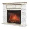 Каминокомплект Firelight Porto 25 с очагом Electrolux EFP/P-2520LS камень белый/шпон беленый дуб