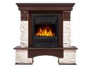 Каминокомплект Firelight Pietra Classic с очагом Electrolux EFP/P-1020LS сланец белый/шпон темный дуб