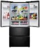 Холодильник отдельностоящий, с инвертором MEFERI MFR83BLACK IX TOTAL NO FROST FRENCH DOOR COMFORT, двухкамерный, с зоной свежести, с льдогенератором