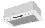 Вытяжка кухонная MEFERI INBOX52WH SENSOR COMFORT, 52 см, встраиваемая, белая, производительность 950 м3/ч, 3 скорости, низкий уровень шума, режимы отвод и рециркуляция, сенсорное управление, пульт дистационного управления, гарантия 3 года