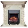 Каминокомплект RealFlame Dublin LUX STD/EUG WT с очагом Fobos s Lux Black/Brass