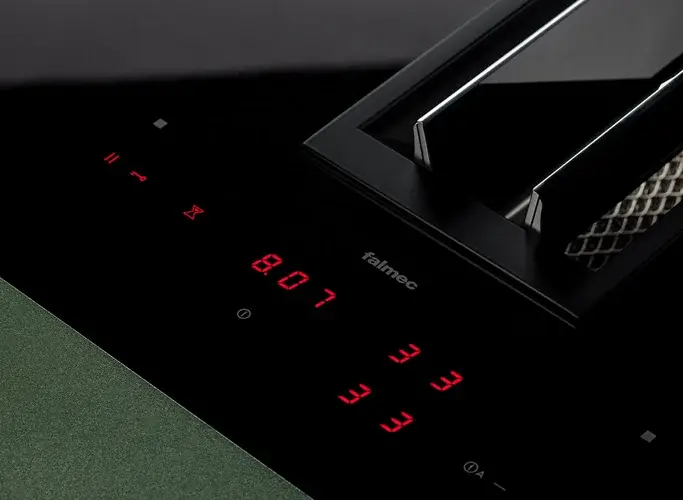 Варочная панель QUANTUM PRO EASY 90 VETRO NERO Для режима рециркуляции
