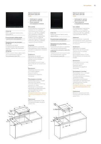 VI 262 Индукционная панель шириной 60 см