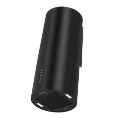 Вытяжка кухонная цилиндрическая настенная MEFERI TUBE35BK ULTRA, 35 см, черная, производительность 1200 м3/ч, 3 скорости, низкий уровень шума, режимы отвод и рециркуляция, гарантия 3 года