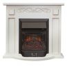 Каминокомплект Interflame Аспен белый патина с очагом Majestic FX M Black