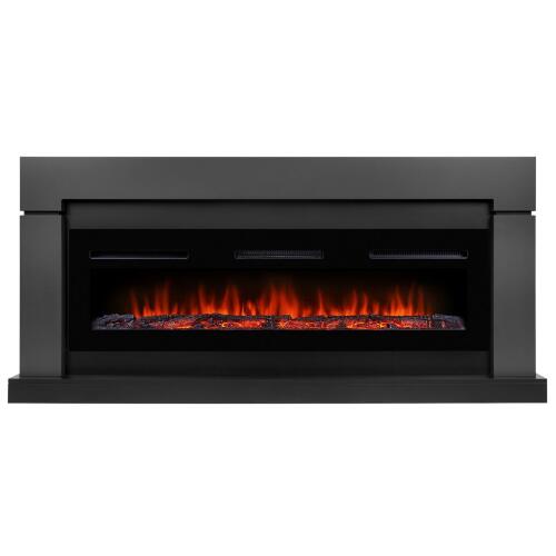 Каминокомплект Firelight Lindos Long с очагом Electrolux Infinity EFP/P-1600ULS графит