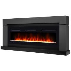 Каминокомплект Firelight Lindos Long с очагом Electrolux Infinity EFP/P-1600ULS графит