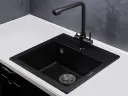 Кухонный смеситель Geo KG2385CR BLACK METAL.
