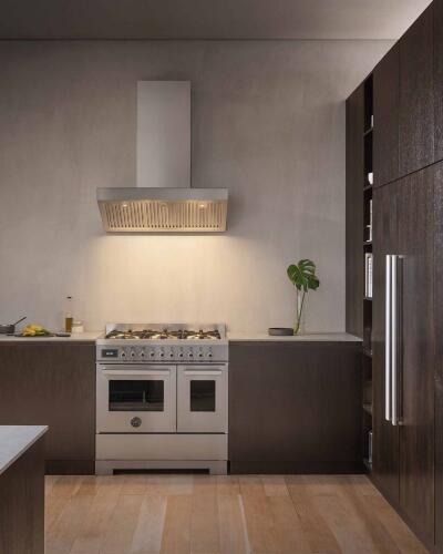 Варочный центр Bertazzoni, 6 газовых конфорок, два многофункциональных электрических шкафа, 90 см, нержавеющая сталь