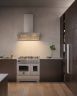 Варочный центр Bertazzoni, 6 газовых конфорок, два многофункциональных электрических шкафа, 90 см, нержавеющая сталь