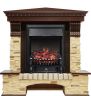 Каминокомплект Royal Flame Pierre Luxe сланец угловой с очагом Fobos FX Black