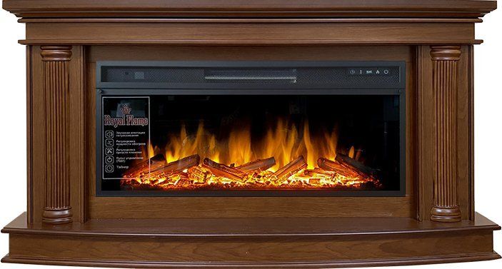 Каминокомплект Royal Flame Rome с очагом Vision 42 LOG LED каштан