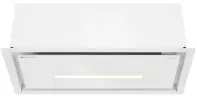 Вытяжка кухонная MEFERI SMARTBOX60WH GLASS COMFORT, 60 см, встраиваемая, белая, стекло, производительность 950 м3/ч, 3 скорости, низкий уровень шума, режимы отвод и рециркуляция, гарантия 3 года