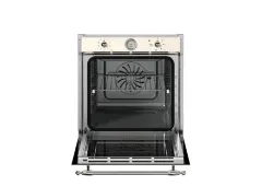 Электрический встраиваемый духовой шкаф Bertazzoni, 9 функций, аналоговый термометр, 60 см, слоновая кость/хром