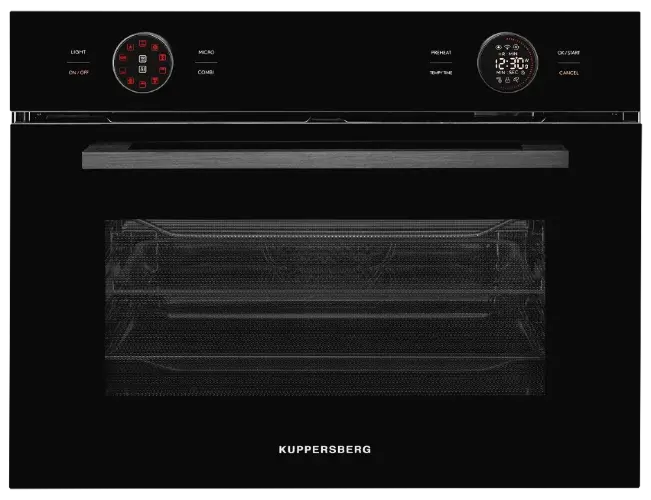 Духовой шкаф электрический с функцией СВЧ KMW 612 Black
