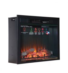 Каминокомплект Interflame Экстер средний дуб с очагом Sirius 30 LED FX Black