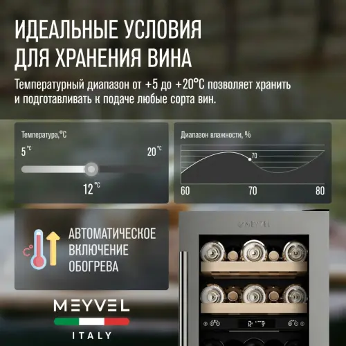 Винный шкаф Meyvel MV28-KST2