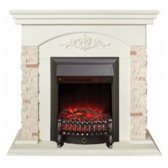Каминокомплект RealFlame Neapolis WT с очагом Fobos Lux Black S