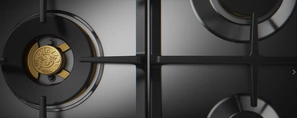 Газовая варочная панель Bertazzoni Professional 90 см с центральной двойной конфоркой Wok