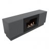 Тумба с биокамином Firelight BFP/P-1400L графит