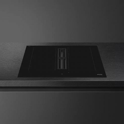 Варочная панель с вытяжкой Smeg HOBD472D2
