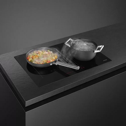 Варочная панель с вытяжкой Smeg HOBD472D2