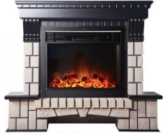 Каминокомплект Interflame Экстер венге с очагом Jupiter GLS LED Black