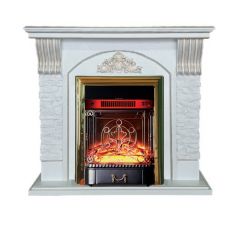 Каминокомплект Interflame Диксон с очагом Majestic FX M Brass