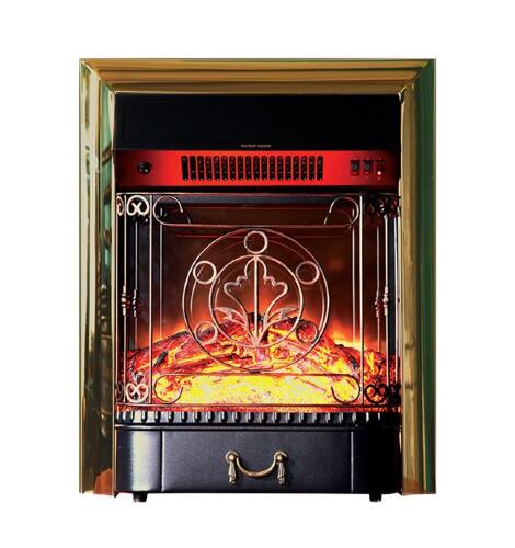 Каминокомплект Interflame Диксон с очагом Majestic FX M Brass